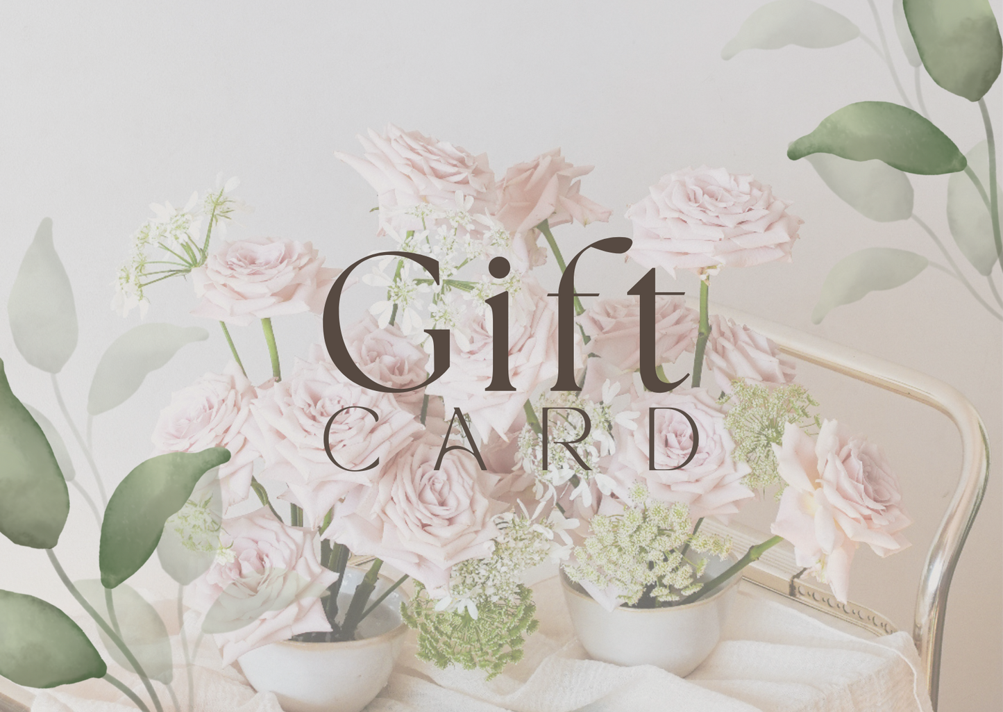 Floristry Workshop Gift Voucher - Redeemable through 2025