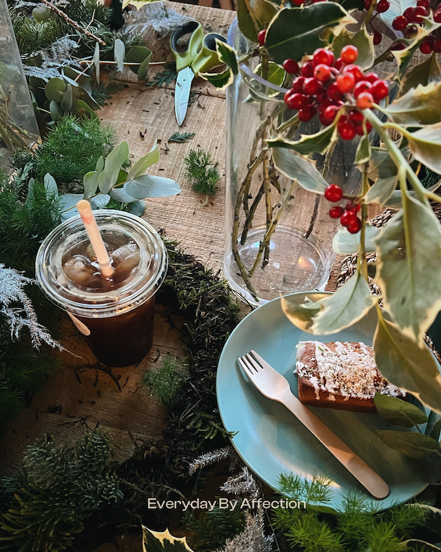 Mini Christmas Tree Making Workshop With Festive Drinks & Dessert