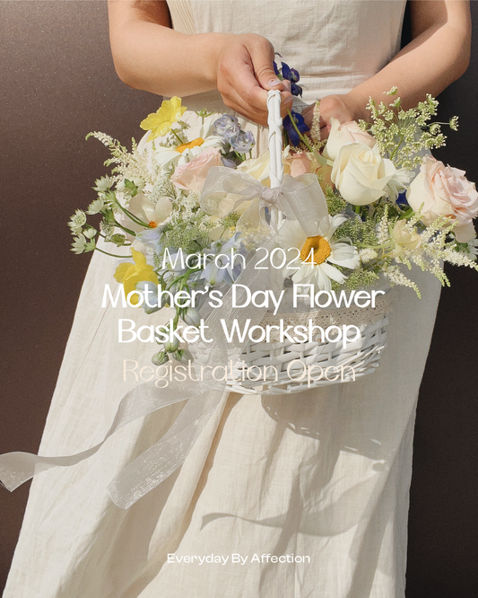 Mother's Day Flower, Basket and Blooms, hobby workshopm flower arranging class